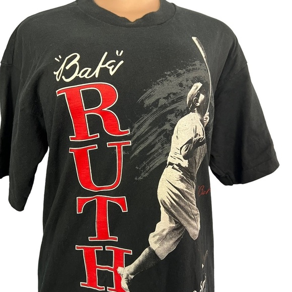 3/$30 🍂 MLB  George Herman Babe Ruth Signature Series T-Shirt 1994 - Picture 4 of 9